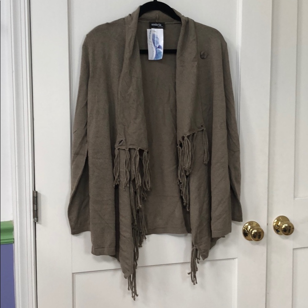 Taupe cardigan